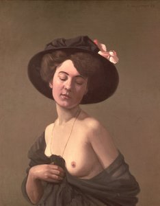 Dame avec un chapeau, 1908