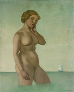 Nue avec une frégate, 1916
