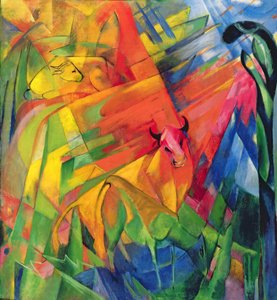 Animaux dans un paysage, 1914