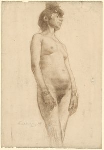 Femme nue debout, 1885