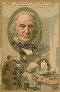 Claude Bernard, carte de commerce Chocolat Poulain