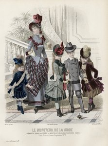Planche de Mode Française, fin du 19e siècle