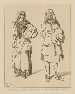 Paysans des environs de Paris, 1676