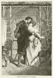 Faust et Marguerite dans le jardin