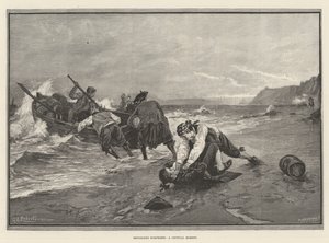 Contrebandiers surpris, un moment critique