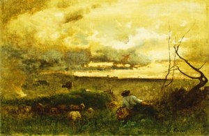 Coucher de Soleil Doré
