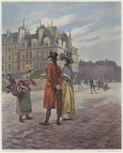 Vendeuse de fleurs au Pont-Neuf