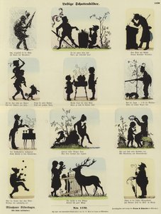 Silhouettes amusantes