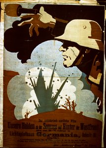Affiche de film de guerre allemand