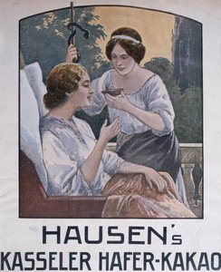 Affiche publicitaire pour le chocolat de Kassel, 1908