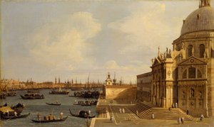 Venise : Santa Maria della Salute, vers 1740