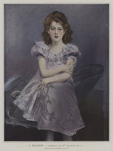 Portrait de Mademoiselle Béatrice de C...