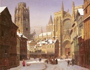 Ville cathédrale hollandaise