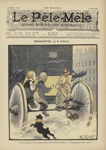 Mondanités. Illustration pour Le Pêle-Mêle, 1902