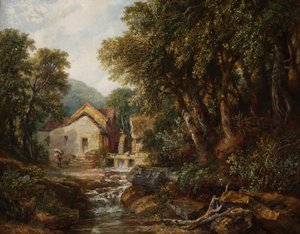 Un moulin à Rowsley, Derbyshire