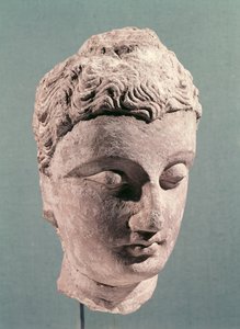 Tête de Bouddha, Gandhara, 2e-4e siècle