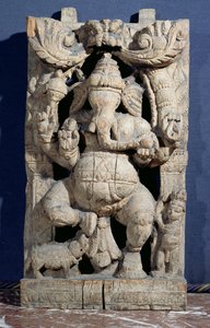 Statue de Ganesh Enthroné