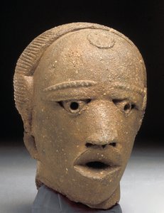 Tête, Jemaa, Nigeria (terre cuite)