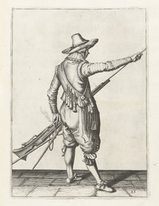 Mousquetaire retirant la baguette, c.1600