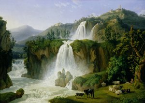 La cascade de Tivoli, 1785