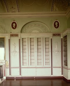 Heveningham Hall, Suffolk : bibliothèque, 1778-80