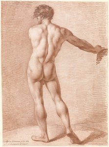 Étude de figure de nu debout