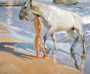 Lavage du cheval, 1909