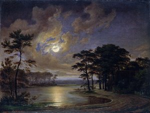 Mer du Holstein - Clair de lune, 1847