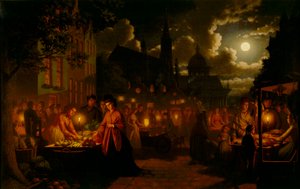 Marché au clair de lune
