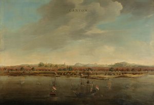 Vue de Canton en Chine, vers 1662-3