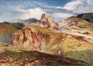 Le château de Karytaena en Arcadie