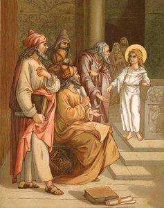 Jésus, enfant, dans le Temple