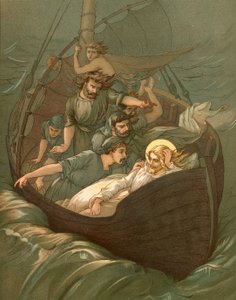 Jésus dormant pendant la tempête