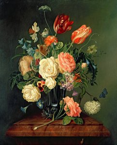 Nature morte avec fleurs mélangées