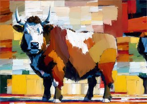 Animaux : Bœuf Hereford 2