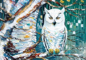 Animaux : Chouette blanche 2