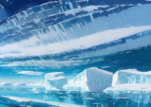 Dérive de glace et icebergs Antarctique 01