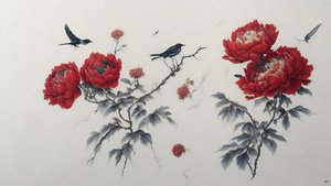 Pivoine rouge
