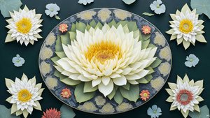 mandala: éléments de nénuphars_01
