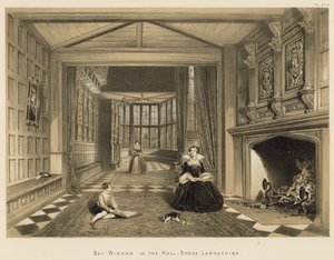 Baie vitrée dans le hall, Speke, Lancashire