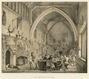Hall, Moat House, Ightham, Kent