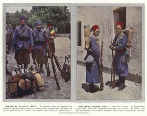 Tirailleurs, Nouvelle Tenue, Tirailleurs, Ancienne Tenue