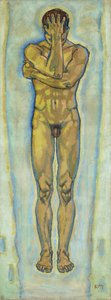 Nu masculin jaune et bleu, vers 1913