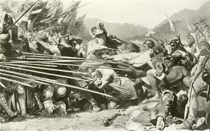 Arnold Winkelried à Sempach (gravure)