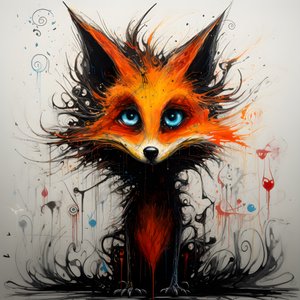 Anthropomorphisme du renard magique 2