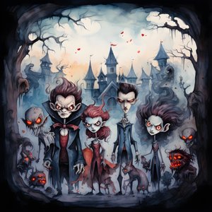 Halloween avec vampires et loups-garous 1