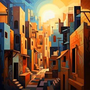 style cubiste de peinture urbaine 4