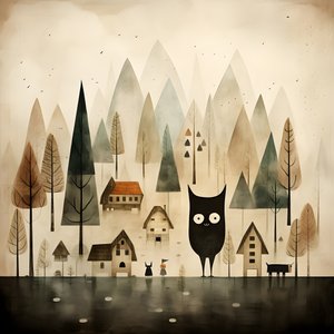Paysage avec figure 1