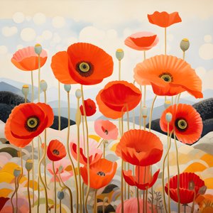 Coquelicots en Toscane 4