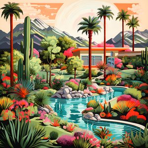 illustration détaillée de Palm Springs 4